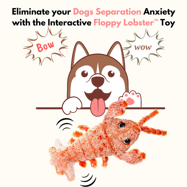 Floppy Lobster™ Interactive Dog Toy