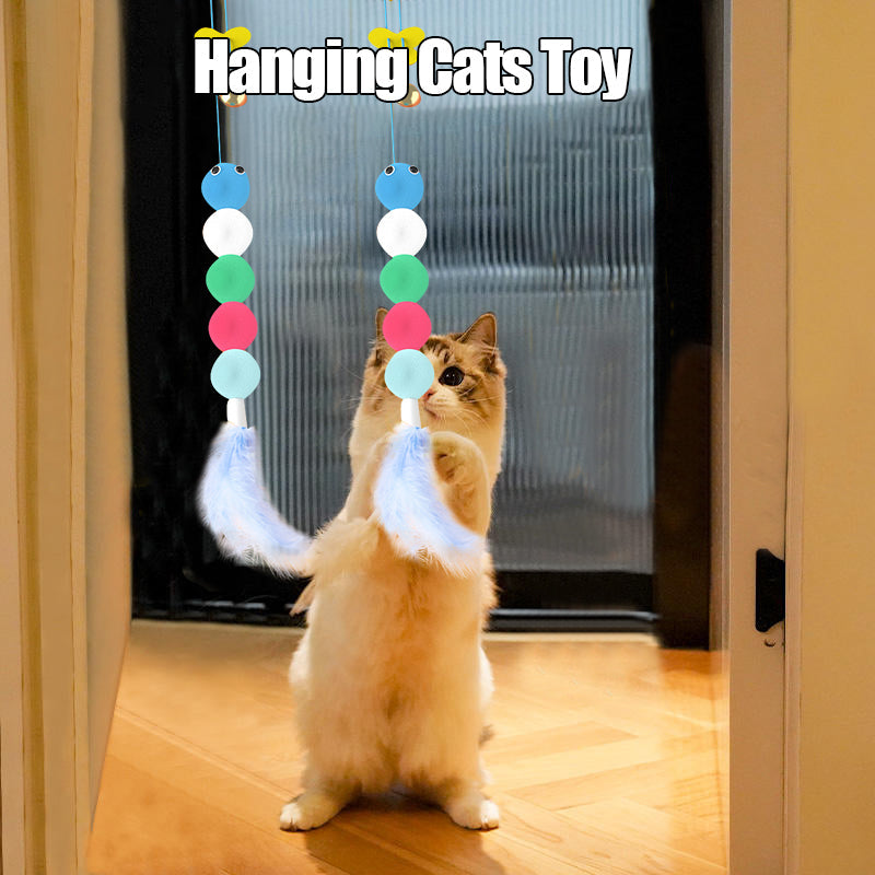 Hanging Bouncing Cats Toy ( Set Of 3 )
