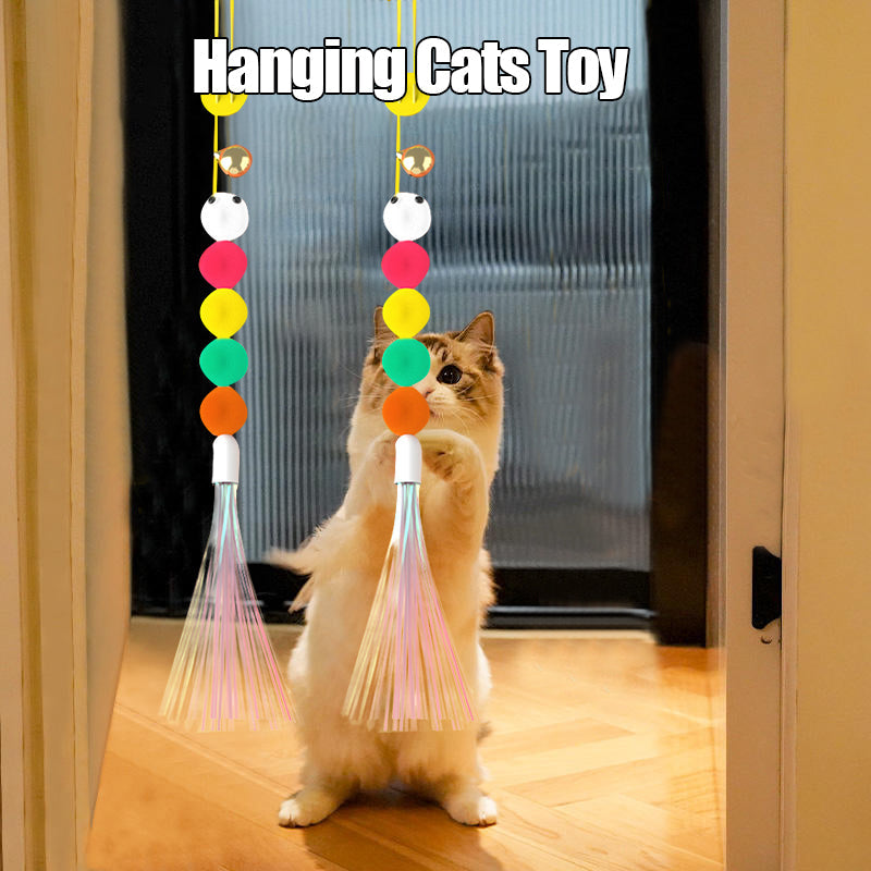Hanging Bouncing Cats Toy ( Set Of 3 )