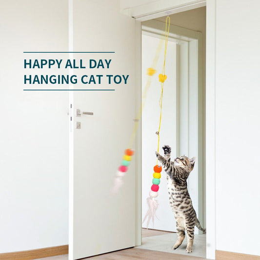 Hanging Bouncing Cats Toy ( Set Of 3 )